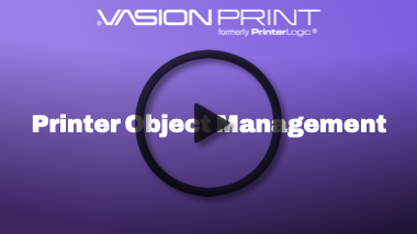 Printer object management video. Printer object management video.