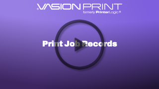 Print job records video Print job records video