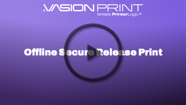 Offline Secure Release Print video Offline Secure Release Print video