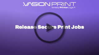 Release secure print jobs video Release secure print jobs video